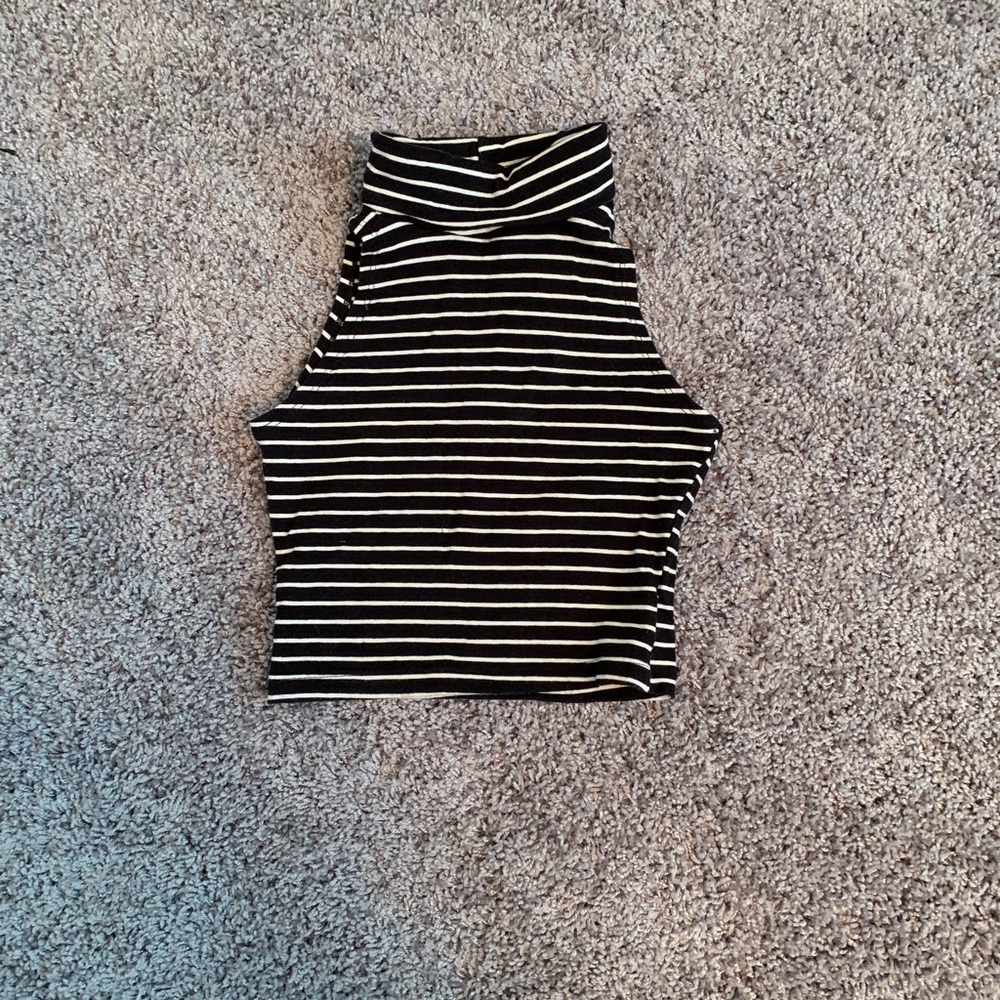 Striped crop top